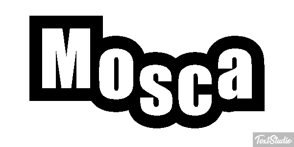 Mosca Efecto de texto
