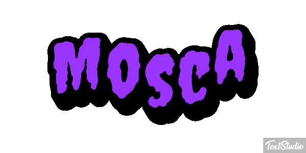 Mosca Efecto de texto