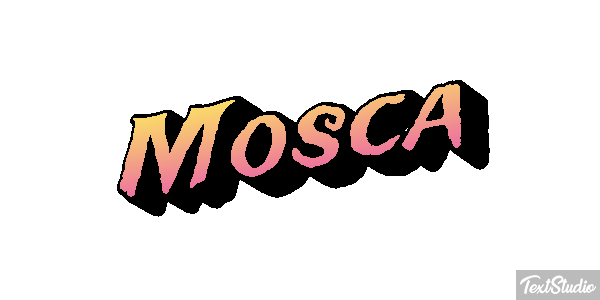 Mosca Efecto de texto