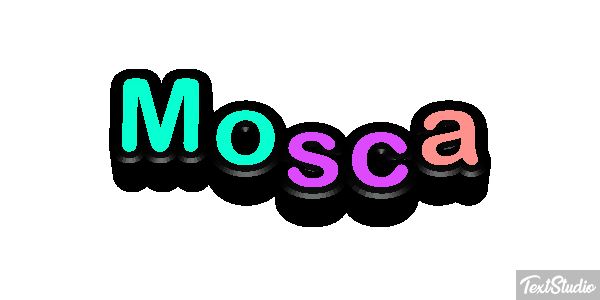 Mosca Efecto de texto
