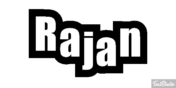 Rajan Tekst effect