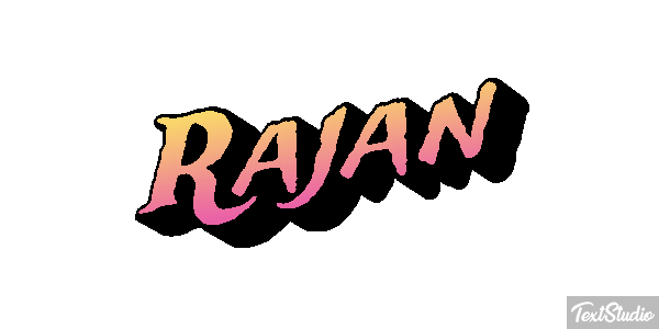 Rajan Tekst effect