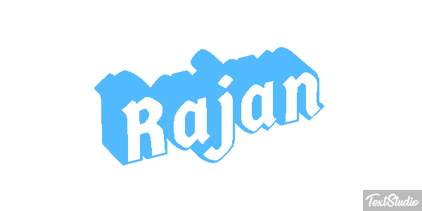 Rajan Tekst effect