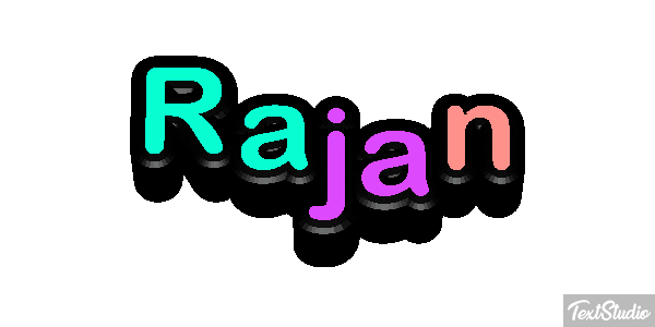 Rajan Tekst effect
