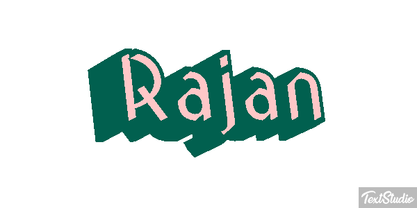 Rajan Tekst effect