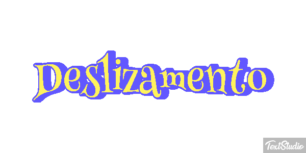 Deslizamento Efeito do texto
