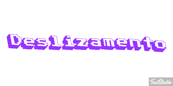 Deslizamento Efeito do texto