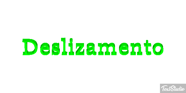 Deslizamento Efeito do texto