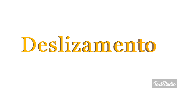 Deslizamento Efeito do texto