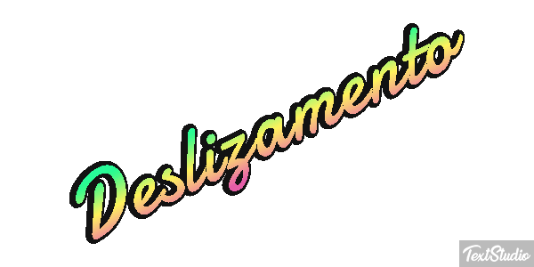 Deslizamento Efeito do texto
