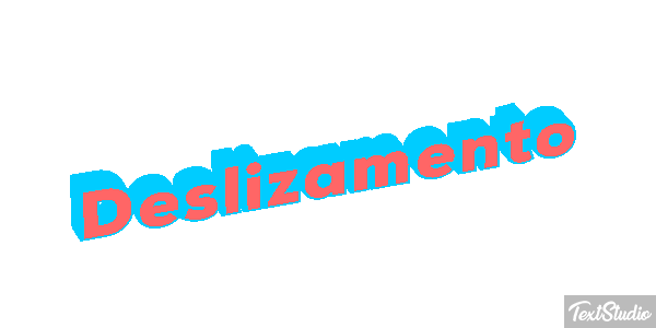 Deslizamento Efeito do texto