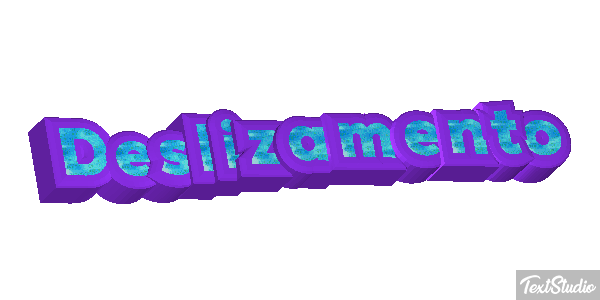 Deslizamento Efeito do texto