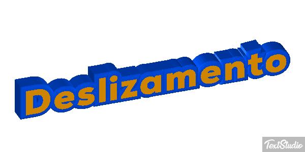 Deslizamento Efeito do texto