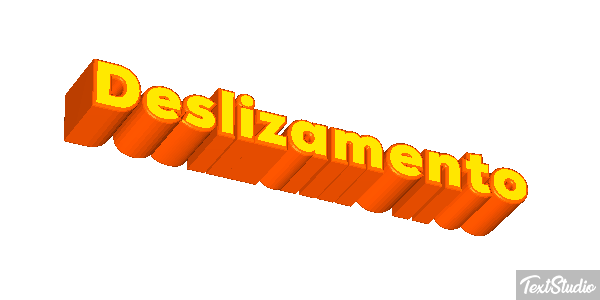 Deslizamento Efeito do texto