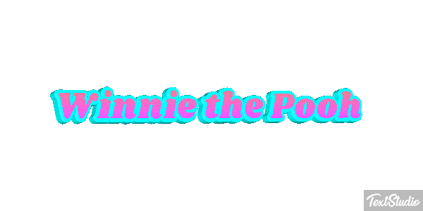 Winnie the Pooh Tekst effect