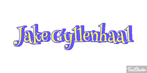 Jake Gyllenhaal Tekst effect