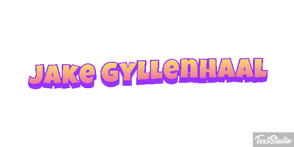 Jake Gyllenhaal Tekst effect