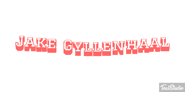 Jake Gyllenhaal Tekst effect