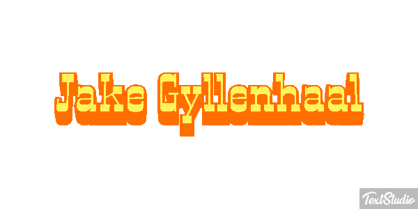 Jake Gyllenhaal Tekst effect