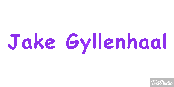 Jake Gyllenhaal Tekst effect