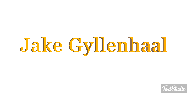 Jake Gyllenhaal Tekst effect