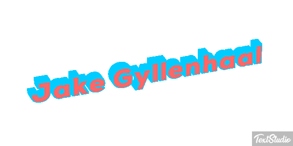 Jake Gyllenhaal Tekst effect
