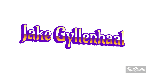 Jake Gyllenhaal Tekst effect