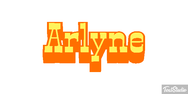 Arlyne Texteffekt