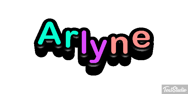 Arlyne Texteffekt