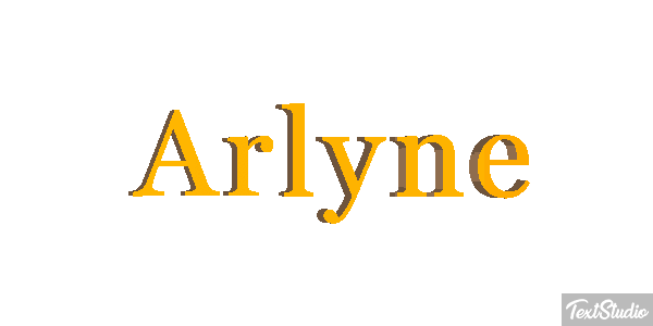 Arlyne Texteffekt
