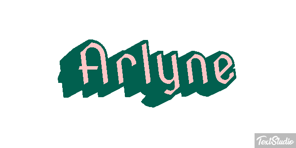 Arlyne Texteffekt
