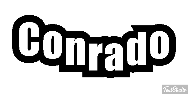 Conrado Efecto de texto