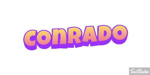 Conrado Efecto de texto