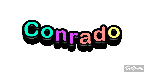 Conrado Efecto de texto