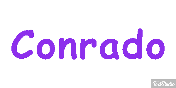 Conrado Efecto de texto