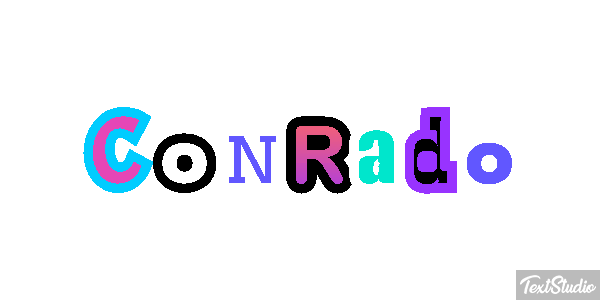Conrado Efecto de texto