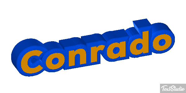 Conrado Efecto de texto