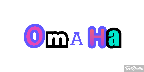 Omaha Effetto testo