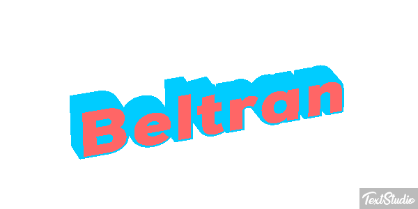 Beltràn Efecto de texto