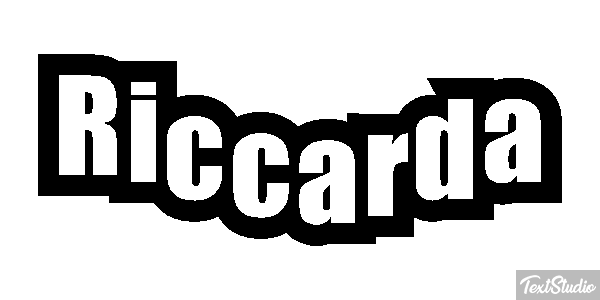 Riccarda Efekt tekstowy