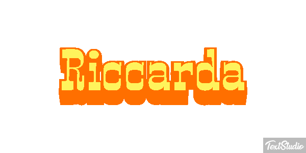 Riccarda Efekt tekstowy