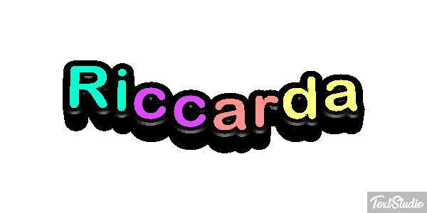 Riccarda Efekt tekstowy