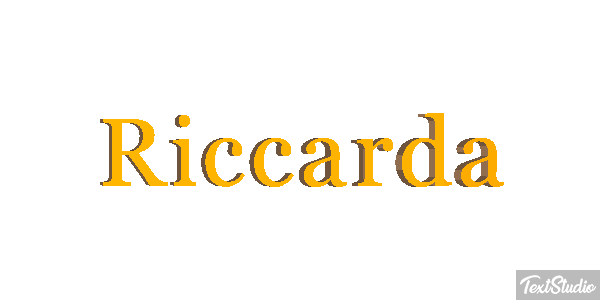 Riccarda Efekt tekstowy