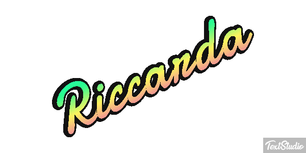 Riccarda Efekt tekstowy