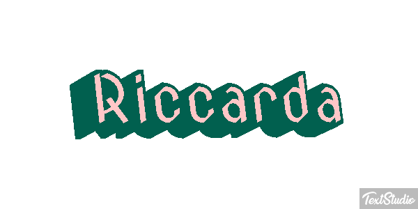 Riccarda Efekt tekstowy