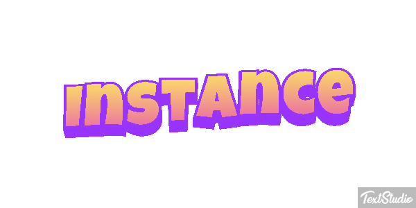 Instance Efecto de texto