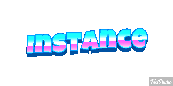 Instance Efecto de texto