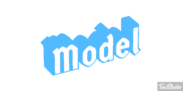Model Effetto testo