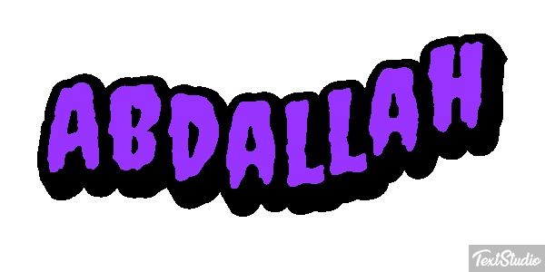 Abdallah Text effect