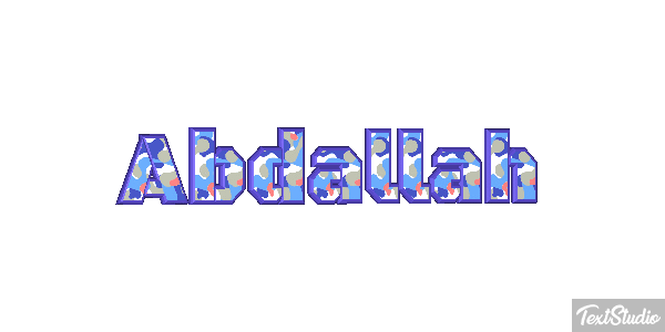 Abdallah Text effect